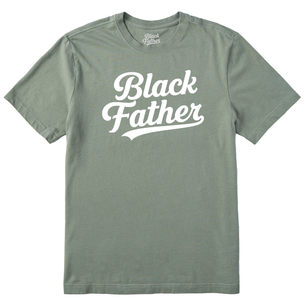 Black Father Script Tee - Use Code EXTRABLACK for Buy 1 get 2nd 60% OFF!