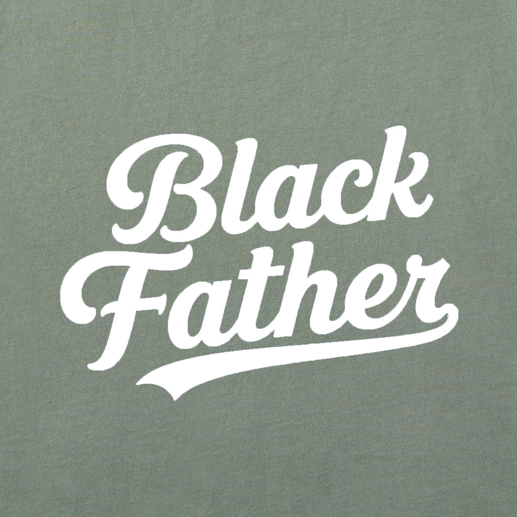 Black Father Script Tee - Use Code EXTRABLACK for Buy 1 get 2nd 60% OFF!